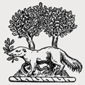 Brocklehurst family crest, coat of arms