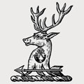 Dorington family crest, coat of arms