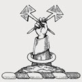Poynter family crest, coat of arms