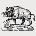 Joynt family crest, coat of arms