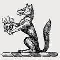 Kelk family crest, coat of arms