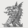 Caulfeild family crest, coat of arms