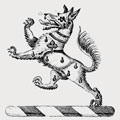 Colclough family crest, coat of arms