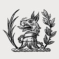 Burdon-Sanderson family crest, coat of arms