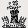 Verdin family crest, coat of arms