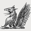 Daubuz family crest, coat of arms