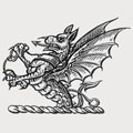 Hewer family crest, coat of arms