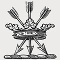 Faldo family crest, coat of arms