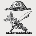 Auden family crest, coat of arms