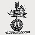 Hollis family crest, coat of arms