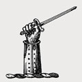 Beauclerk-Dewar family crest, coat of arms