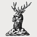 Lockett family crest, coat of arms