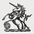 Rix family crest, coat of arms