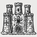 Edgelow family crest, coat of arms