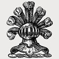Mieville family crest, coat of arms