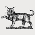De Burgh family crest, coat of arms
