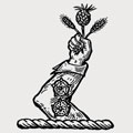 Tate family crest, coat of arms