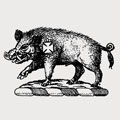 Milborne family crest, coat of arms