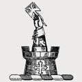 Poynder family crest, coat of arms