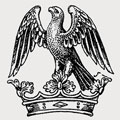Falconer family crest, coat of arms