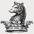 Gauntlet family crest, coat of arms
