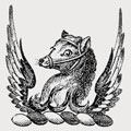 Barker family crest, coat of arms