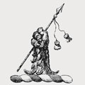 Budgen family crest, coat of arms