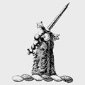 L'estrange family crest, coat of arms