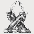 Clyff family crest, coat of arms