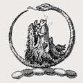Calder family crest, coat of arms