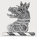 Calthrop family crest, coat of arms