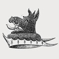 Bavant family crest, coat of arms