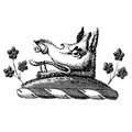 Kersey family crest, coat of arms