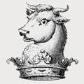 Eaton family crest, coat of arms