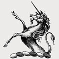 Gandolfi family crest, coat of arms
