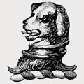 Fenn family crest, coat of arms