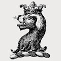 Davie family crest, coat of arms
