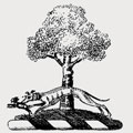 Biscoe family crest, coat of arms