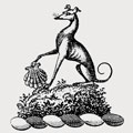 Baldock family crest, coat of arms