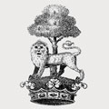Woods family crest, coat of arms