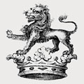 Hames family crest, coat of arms