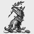 Eyres family crest, coat of arms