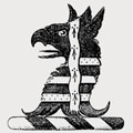 Everett family crest, coat of arms