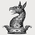 Hixon family crest, coat of arms