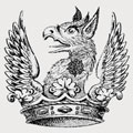 Cure family crest, coat of arms