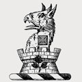 Edwards-Moss family crest, coat of arms