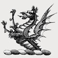 Sawbridge family crest, coat of arms