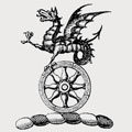 Copledike family crest, coat of arms