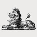 Carteret-Silvester family crest, coat of arms