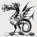 Aldwinckle family crest, coat of arms